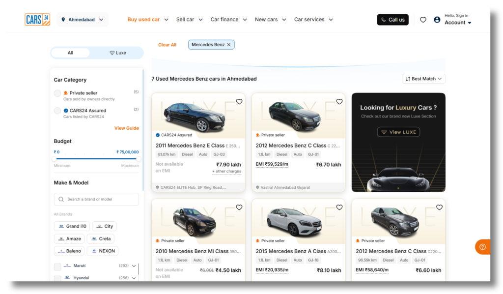 Cars24: Automotive Platform Case Study