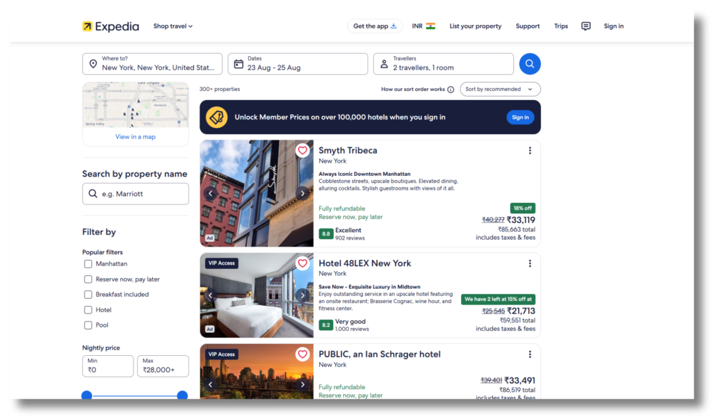 Expedia: Travel Booking Platform Case Study
