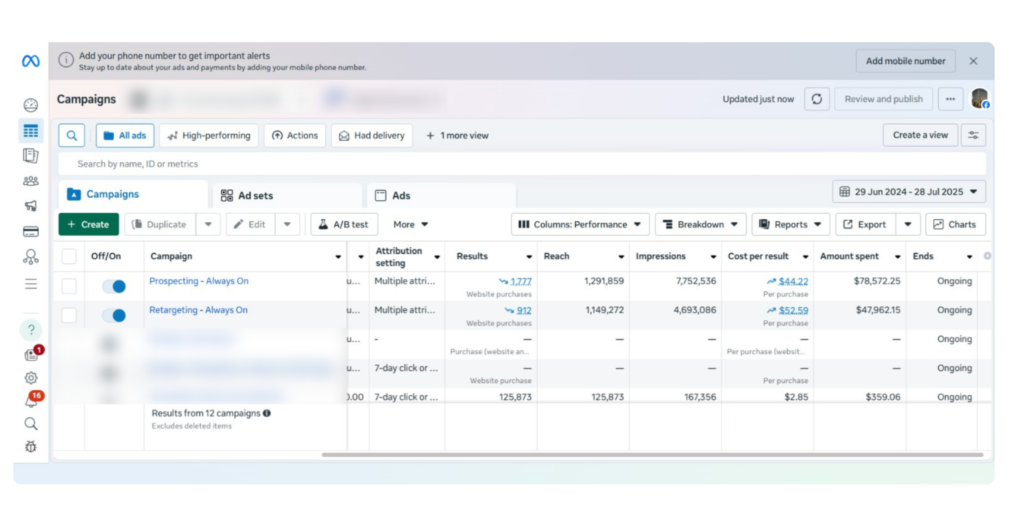 eCommerce Meta Ads Case Study